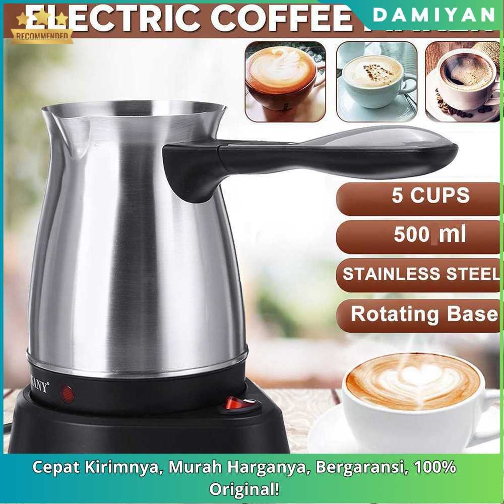 [DMY] Teko Listrik Turkish Coffee Maker 500ml - Electric Coffee Pot 600W - Alat Seduh Kopi Dapur