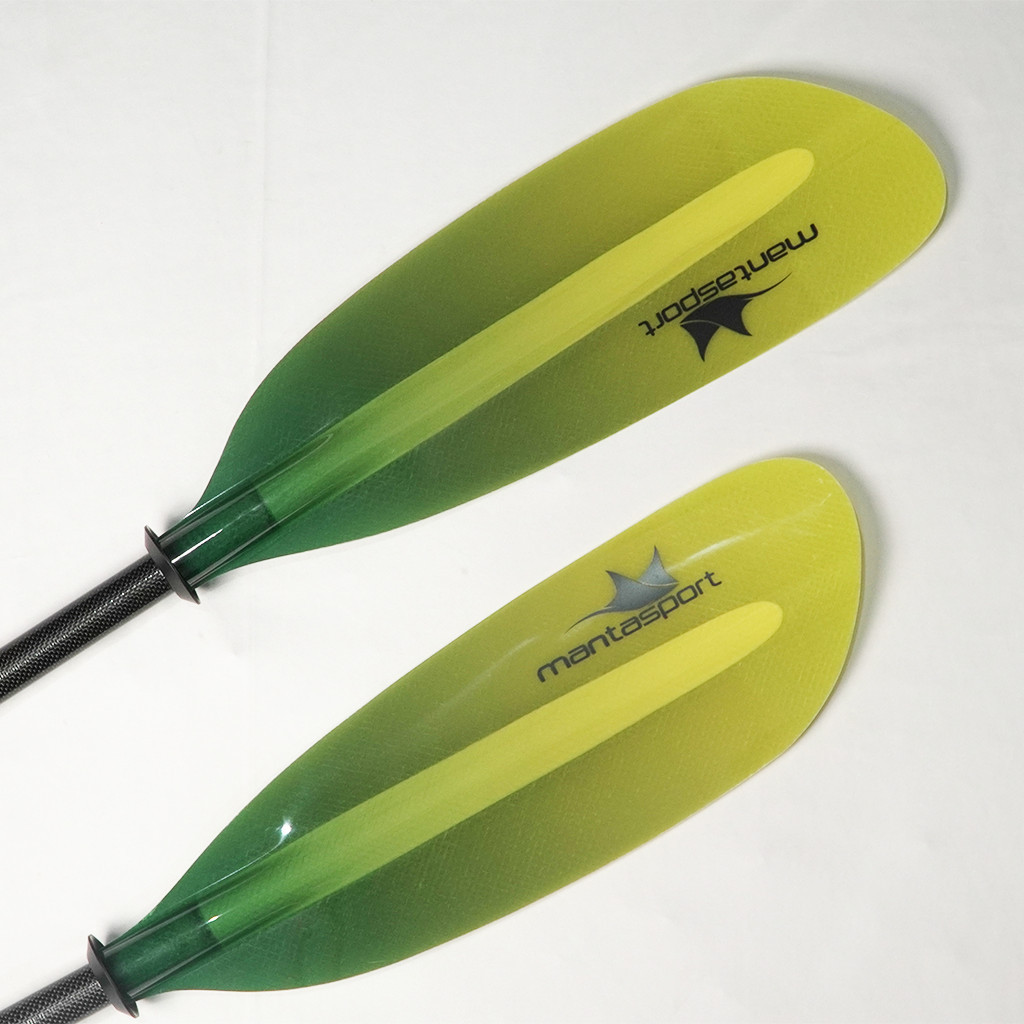 Mantasport Pro Paddle Dayung Kayak Carbon Kuat, Ringan dan Memudahkan Mendayung Perahu Canoe Racing