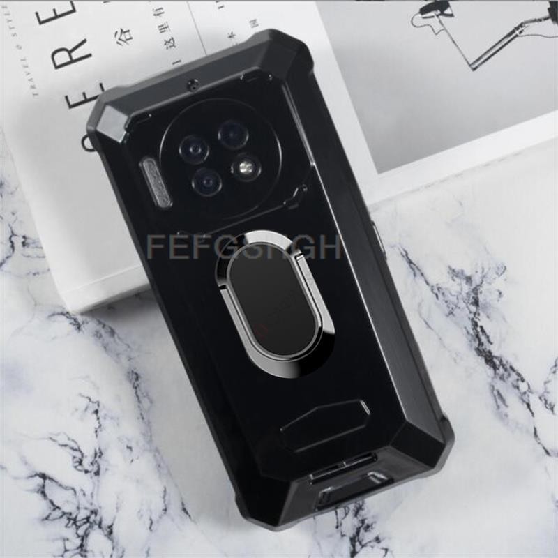 For Oukitel WP19 WP 19 6.78" 2022 OukitelWP19 Back Ring Holder Bracket Phone Case Smartphone TPU Sof