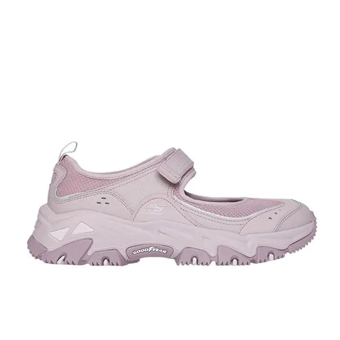 Sepatu Outdoor Wanita Skechers D'Lites Hiker Mauve Original SKE180211MVE