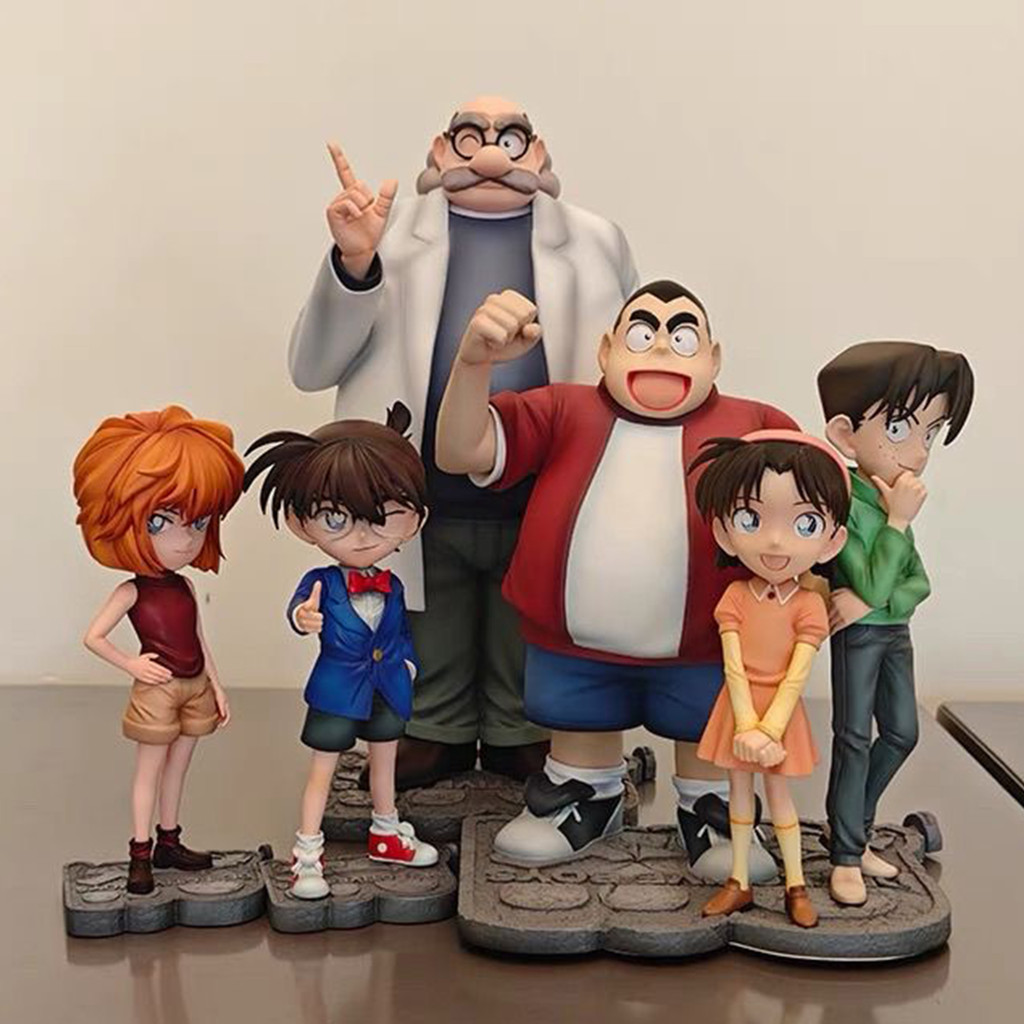 Detective Conan Figure Conan Edogawa Figures Anita Hailey Anime Figurine Kojima Genta Model Action D