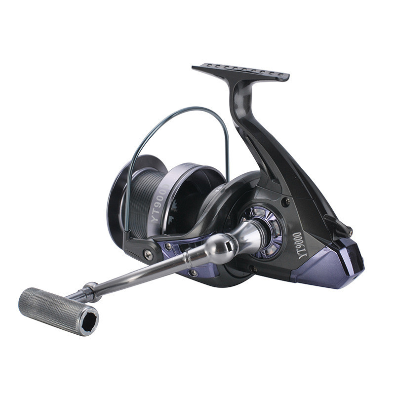 Kemeilong Anchor Fishing Reel13Shaft9000Full Metal Line Cup Large Casting Reel Fishing Reel Spinning