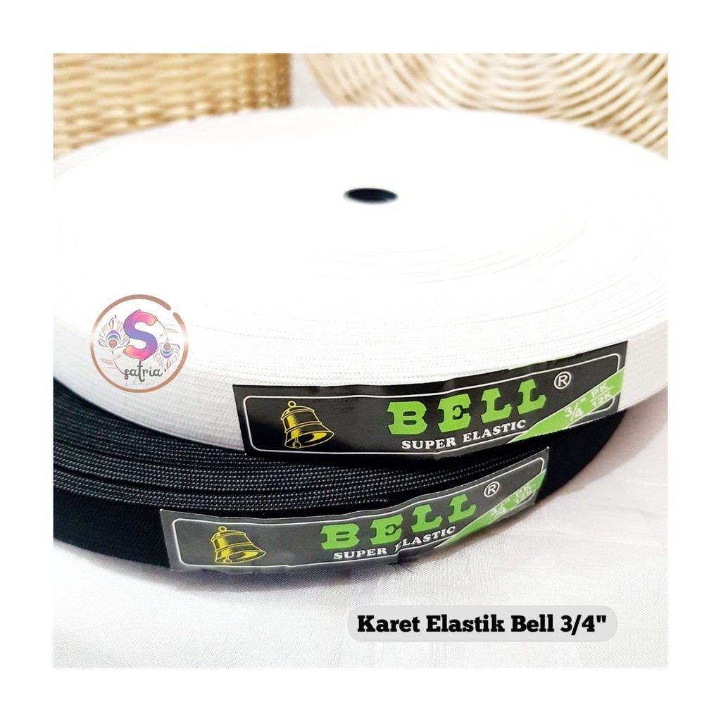 Karet Elastis BELL 3/4 Inch (2cm) | Per Roll