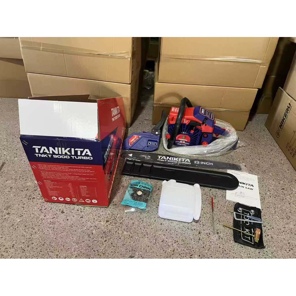PROMO CHAINSAW TANIKITA MESIN GERGAJI POTONG KAYU TANIKITA 22 inch  bar sinso mini