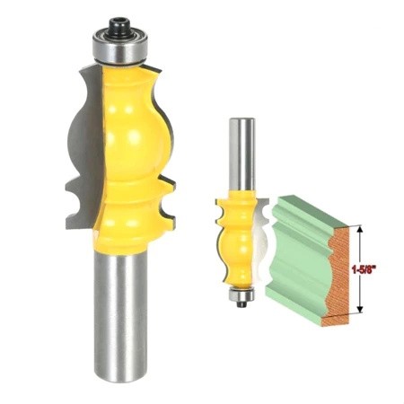 Mata Profil Router Molding List Meja Lemari Kayu shank 1/2