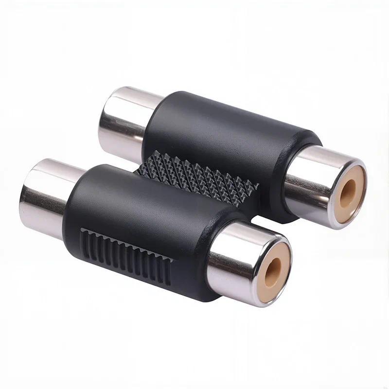 5Pcs RCA Lotus Male Plug RCA Lotus Female Jack Socket 3 Female 3Way Adapter RCA Auo Connector for Au