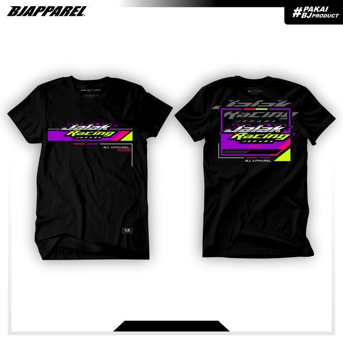 (COD) KAOS JALAK RACING JEPARA || ORIGINAL 002 - Hitam, M