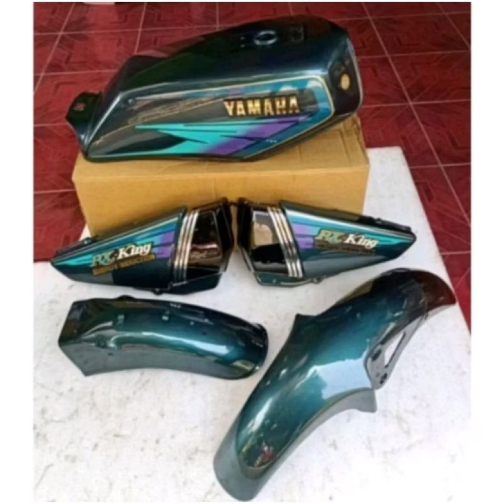 Paket komplit tangki RX KING RX King paket bodi fullset tangki rx king hijau botol tahun 1995