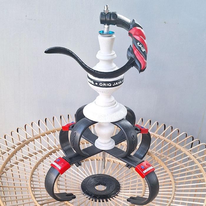 [ b2pjeefkcw ] || Mahkota sangkar burung murai new oriq jaya - merah