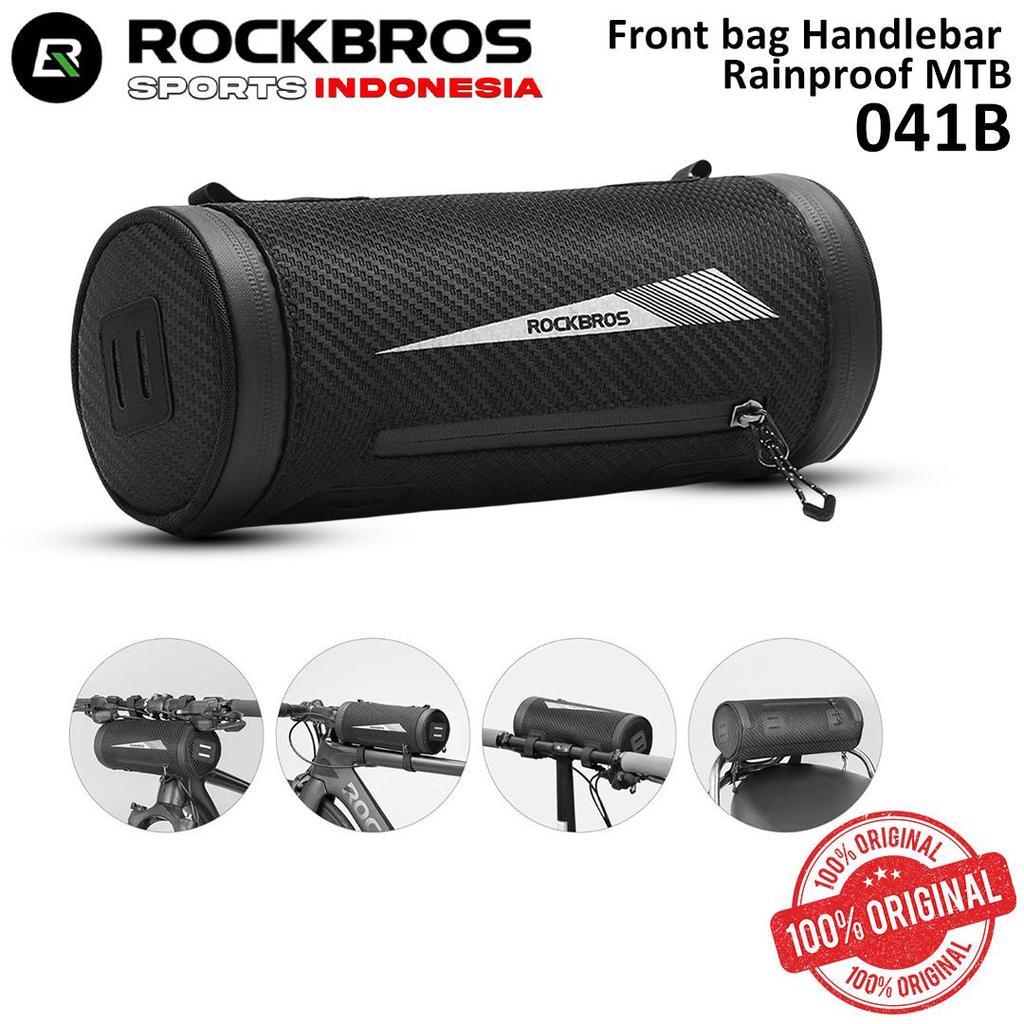 ROCKBROS 041B Front Handlebar Bag – Tas Stang Sepeda MTB Rainproof / Anti Air