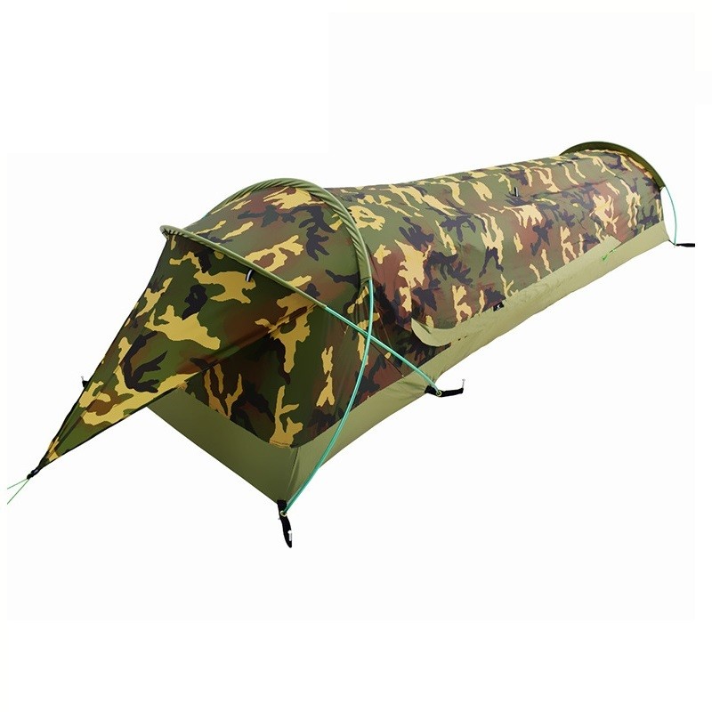 Ultralight One Person Tunnel Tent Outdoor Camping Survival Single Tent