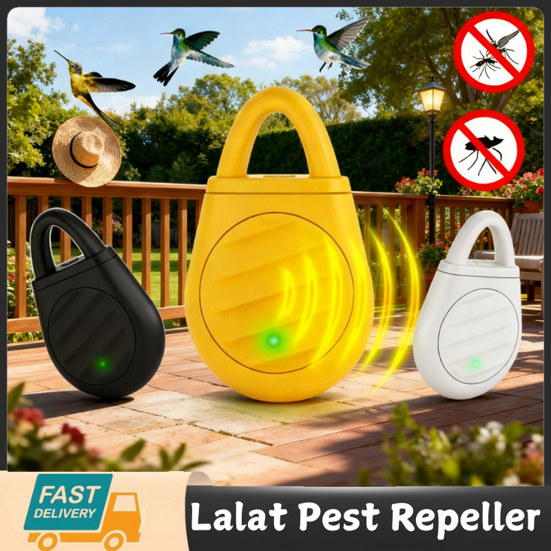 Alat Pengusir Burung & Kelelawar Sensor Ultrasonik -34HZ~70 KHZ Taman/Outdoor/Rumah Pengusir Nyamuk 