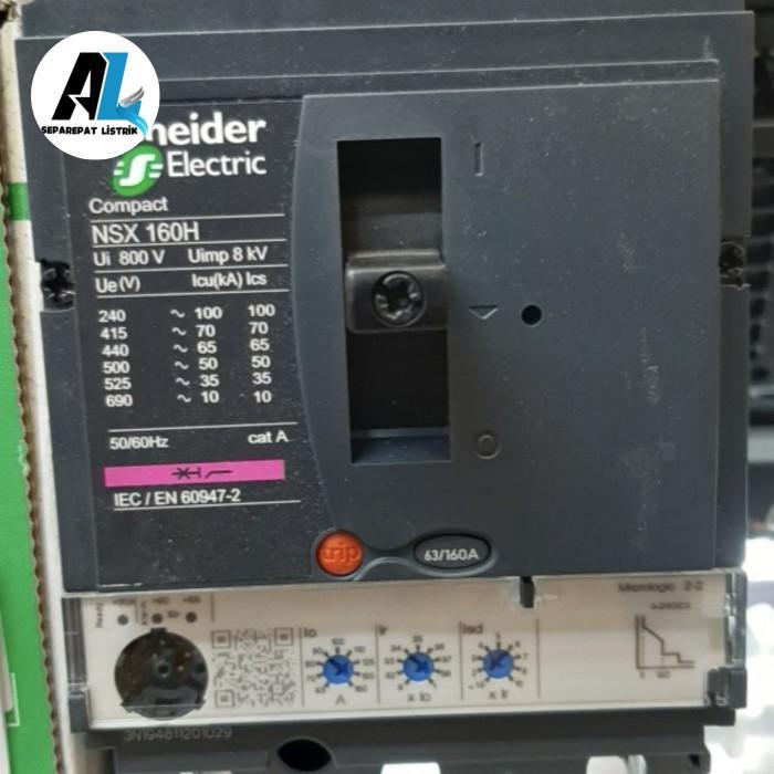 MCCB NSX 3P MICROLOGIC 2.2160 A NSX 160H LV430790 ORIGINAL