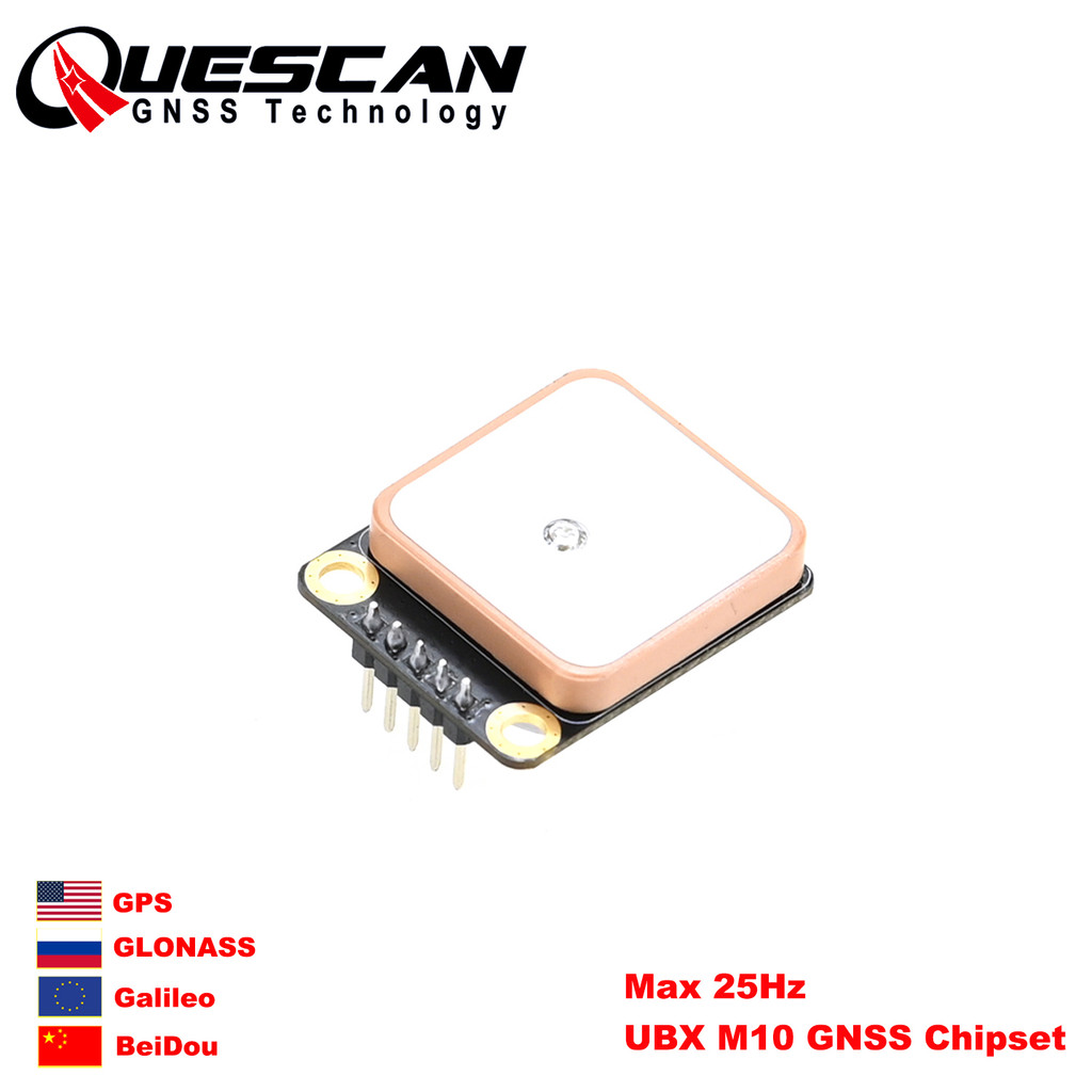 QUESCAN AN3126 M10 GPS GNSS Module PPS 1PPS GPS GLONASS Galileo BeiDou QZSS SBAS Receiver UBX-M10050
