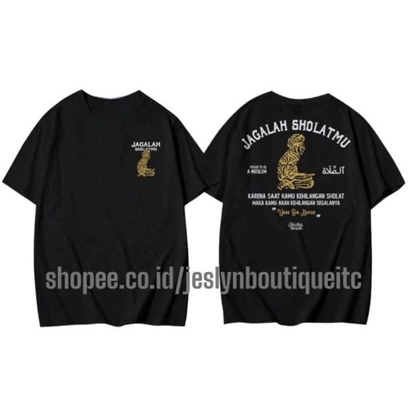 distro KAOS SANTRI NUSANTARA BAJU SANTRI PAKAIAN PRIA / KAOS ISLAMI KAOS JAGALAH SOLATMU tshirt