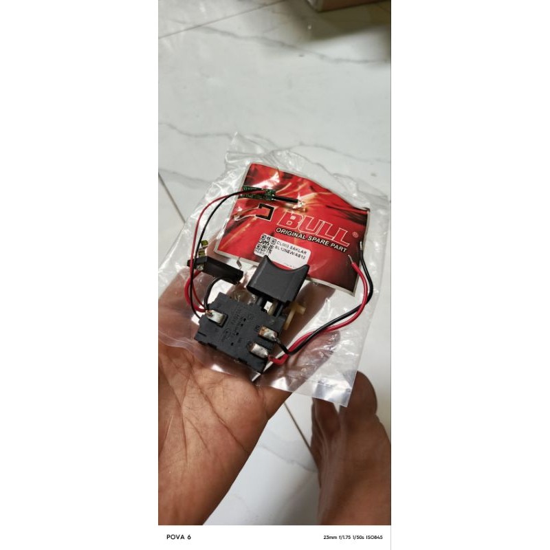 Bull saklar switch bor cas cordless 7V - 21V