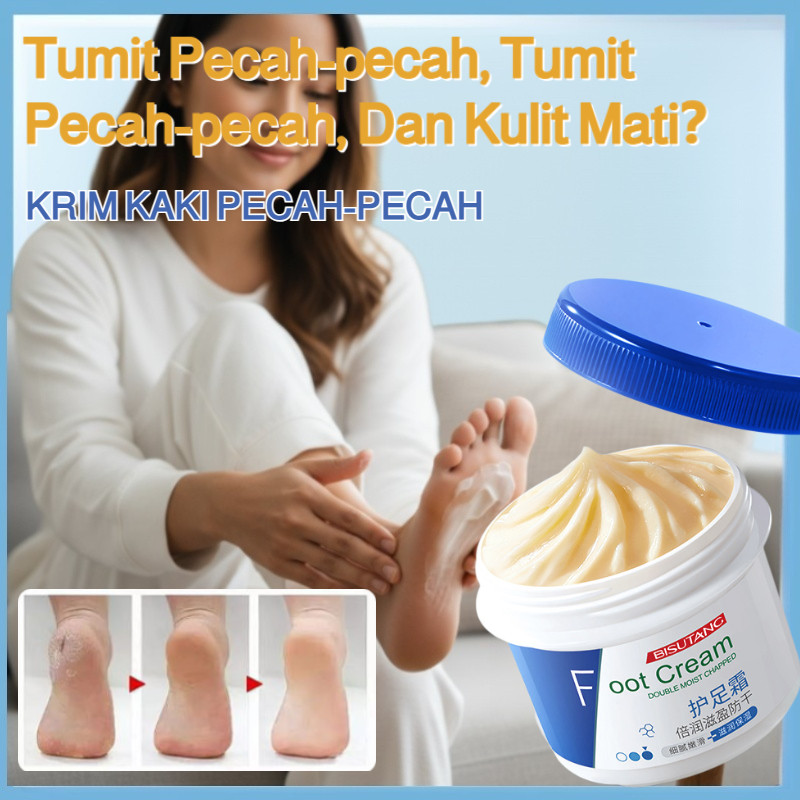 [Lembutkan & Pulihkan Tumit] Krim Kaki Untuk Tumit Pecah-Pecah / Krim Perawatan Kaki Kering & Kapala