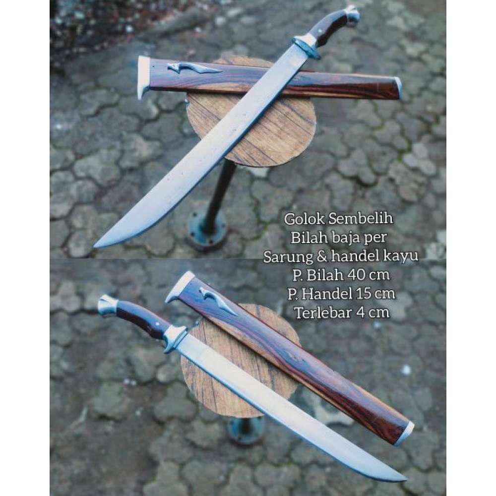 pisau jagal pisau potong golok baja golok sembelih hewan qurban golok cibatu 008 Y4S