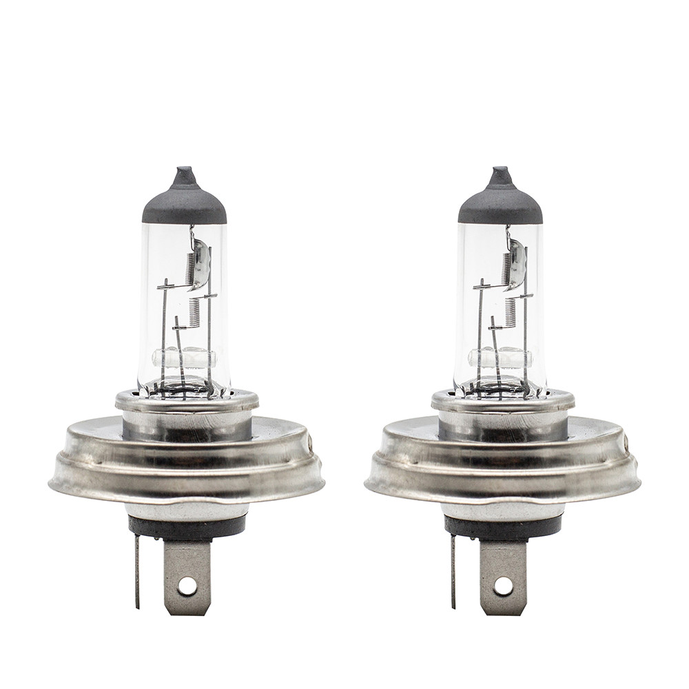 Fagis 2 Pcs H4 9003 HB2 P45T 12v 60/55w Clear Glass Car Headlight Auto Halogen Bulbs Car Lights Lamp