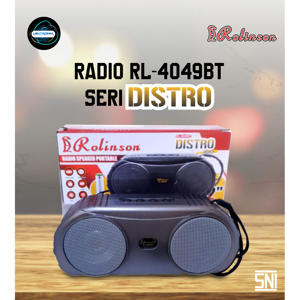 Radio Speaker Portable Rolinson DISTRO SERIES RL-4049BT
