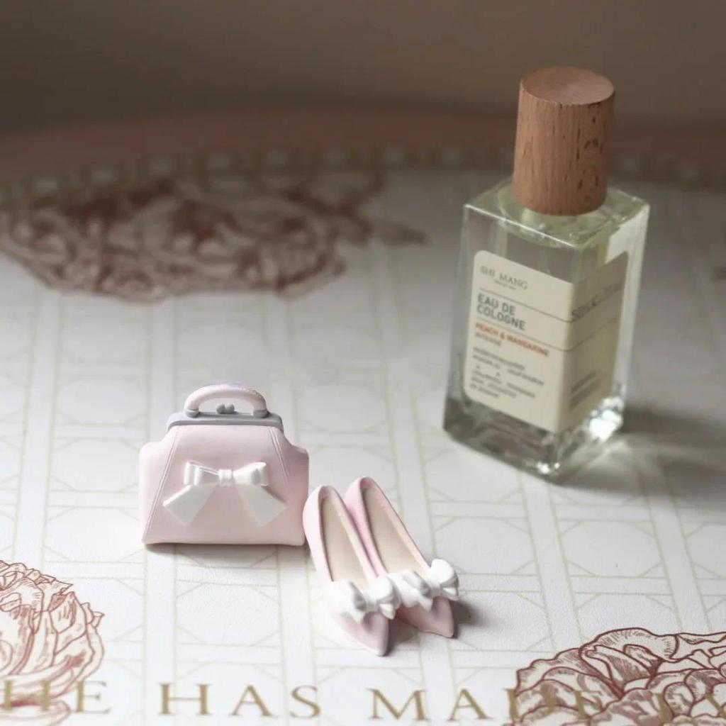 Bow Tote Bag Aromatherapy Plaster Chocolate Silicone Mold High Heels Cake Deco Silicone Mold Diy Han