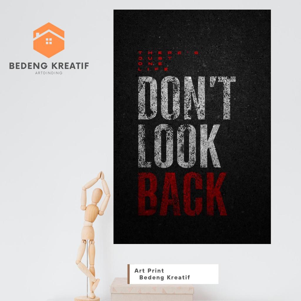 Poster  Paper kayu MDF dinding kata kata motivasi Hiasan dekorasi kamar cowok