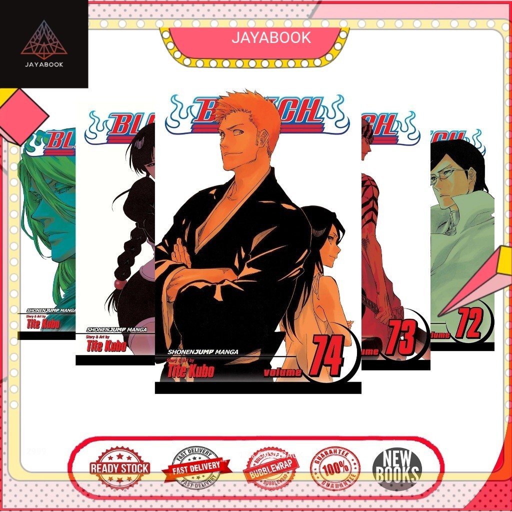 Manga Bleach, 74 Books series (English)