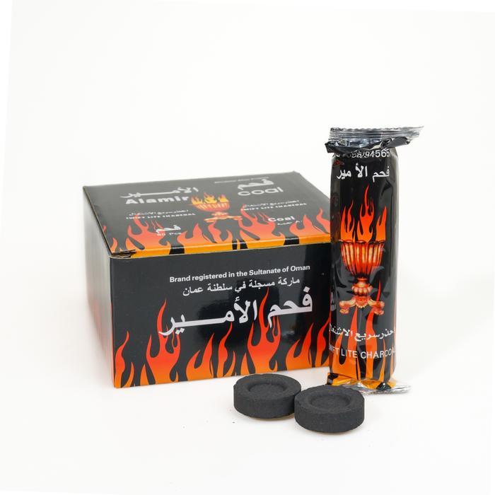 Arang Magic AL AMIR Charcoal 1 Box Isi 8Bungkus Areng Buhur Dupa Bara Bukhur 1Pack