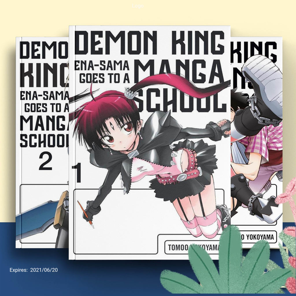 Demon King Ena-sama Goes to a Manga School, Vol. 1-3 ( Komik Manga ) by Tomoo Yokoyama