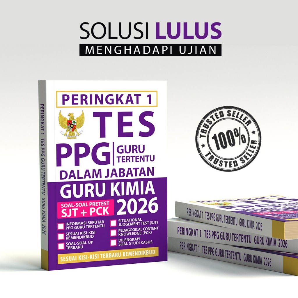 Ready Stok  Buku PPG Guru Tertentu Kimia 2026 - PPG Guru Dalam Jabatan Kimia 2026