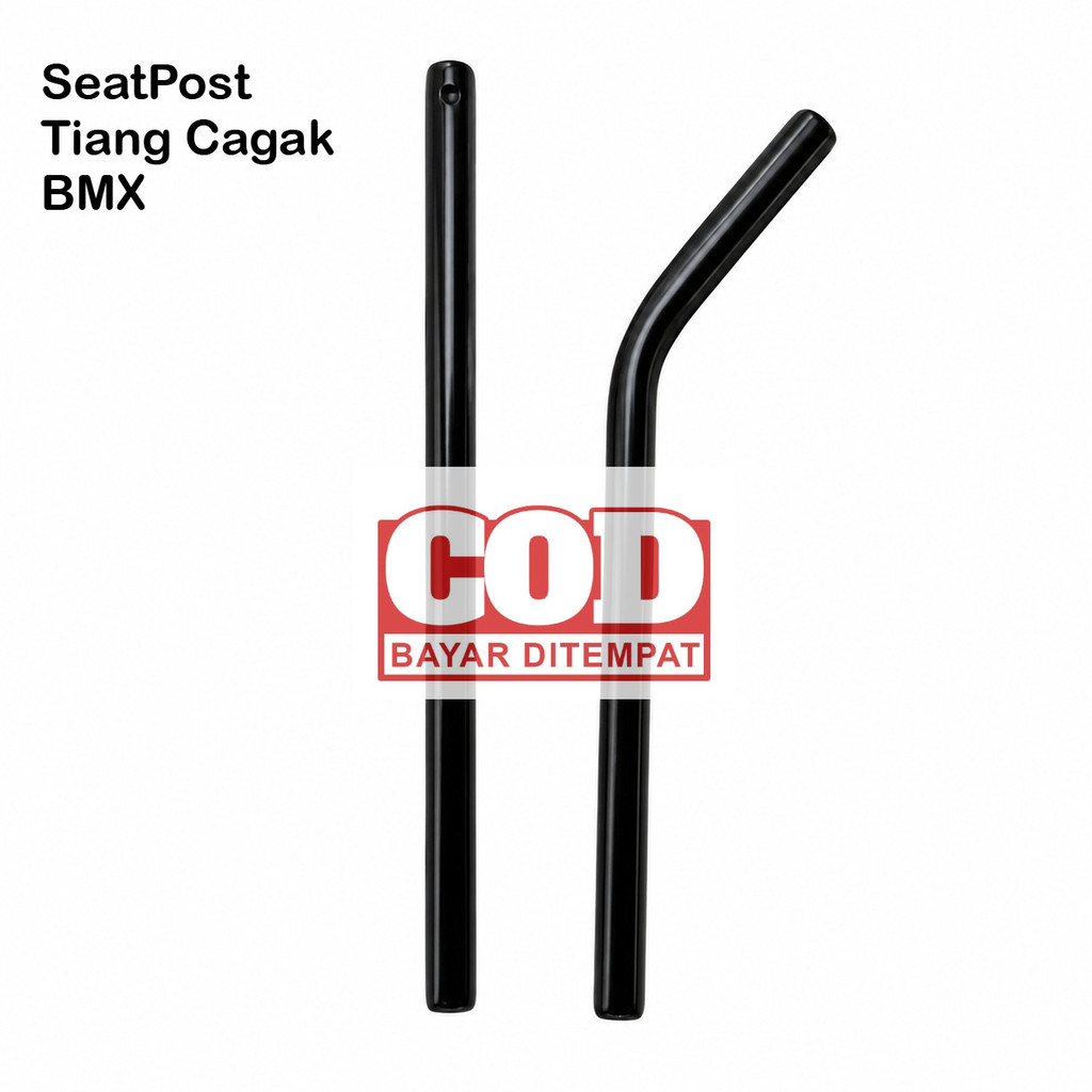 Tiang Cagak Pen 22,2mm Seatpost Sadel Besi Sepeda Bmx 22,2 x 40cm