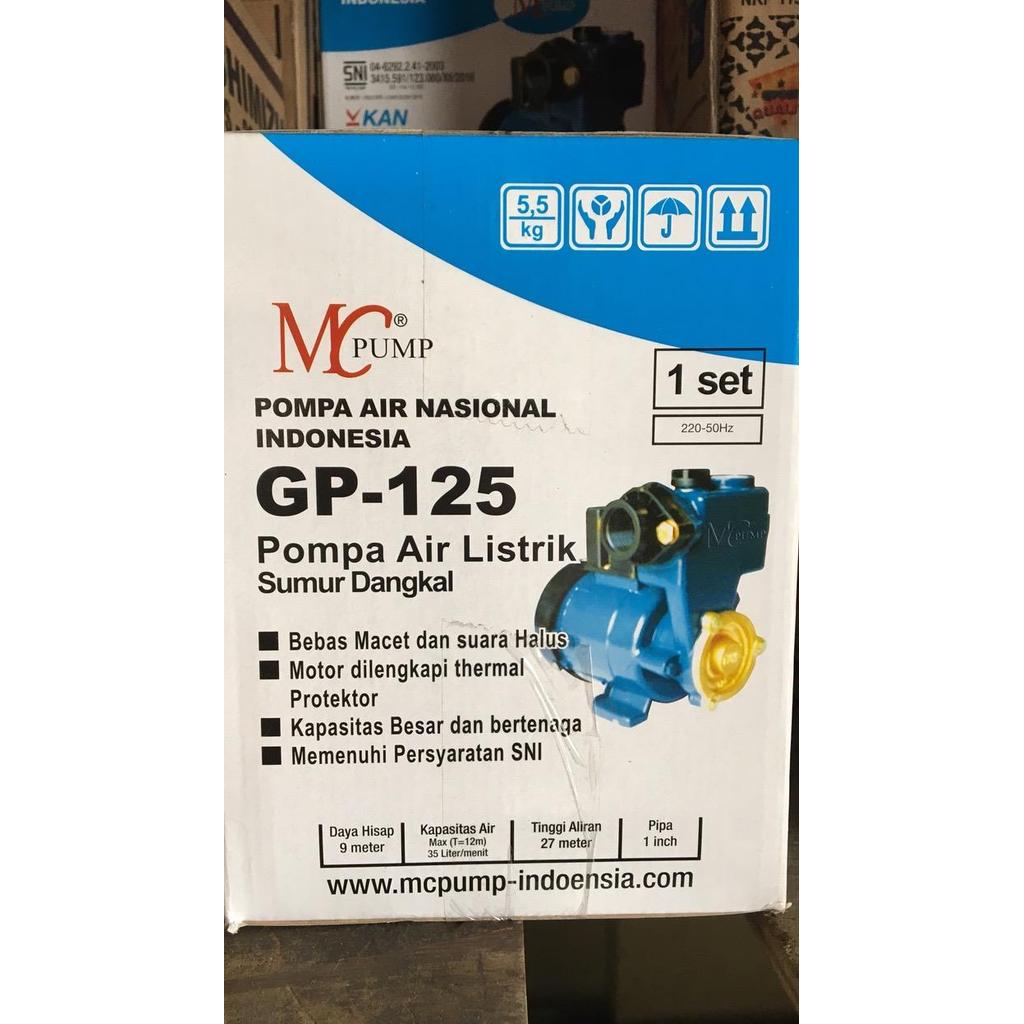 Pompa Air Nasional MC GP 125 Manual - Nasional MC