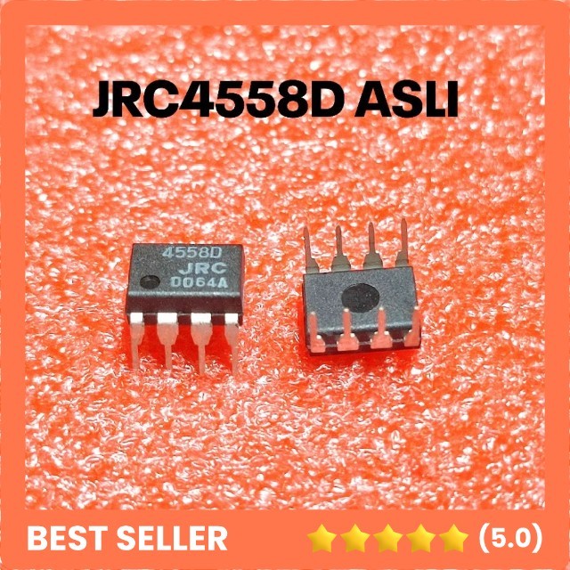 IC JRC4558 4558D RC4558 4558 DIP-8 PIN ASLI JRC