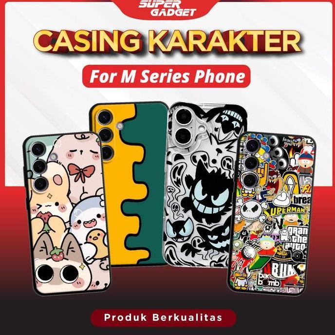Goodseller- Case Karakter Samsung M12 M23 M33 M53 Casing Softcase