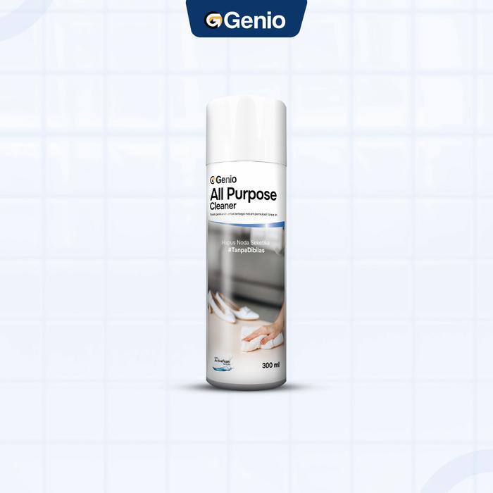 GENIO | All Purpose Cleaner - Foam Pembersih Sepatu tas anti Jamur dan Noda Kuning Serbaguna Antibak