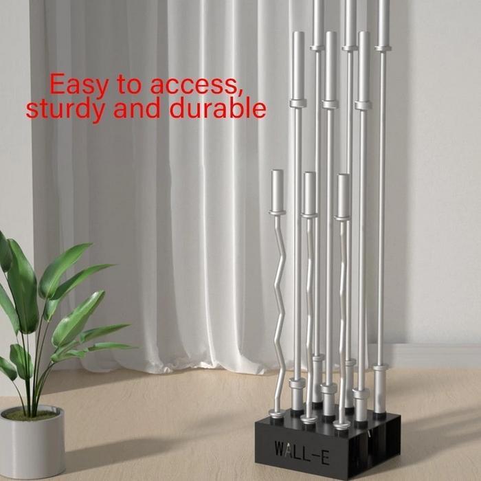 Rak Vertical Untuk Olympic Barbell Bar Storage Tempat Barbel Bar