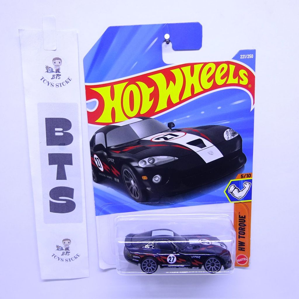 Hot Wheels Card Tidak Mulus 96 Dodge Viper GTS Hitam