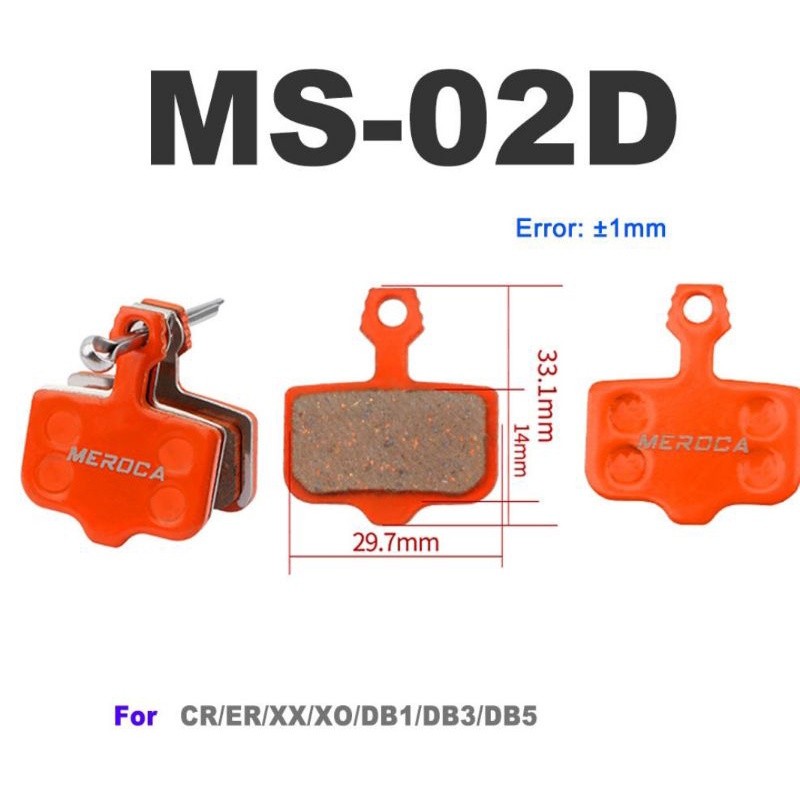 Foto Meroca Brakepad kampas rem sepeda ceramic Avid elixir sepeda mtb