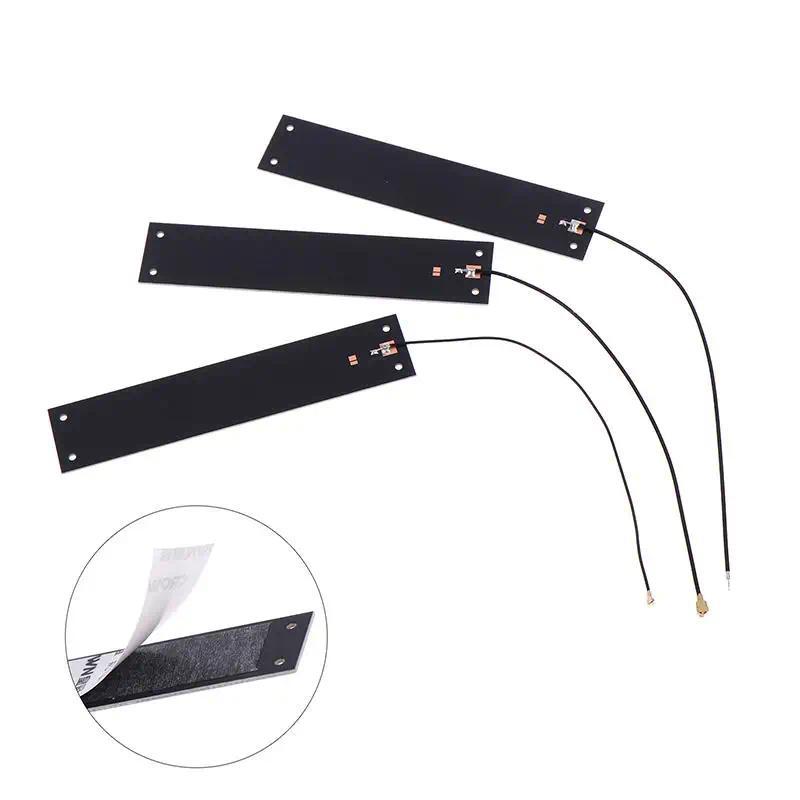 High Gain 5G Antenna 5Pcs RG1.13 120mm Welding Cable Connector PCB Board for Drone Communication Sys