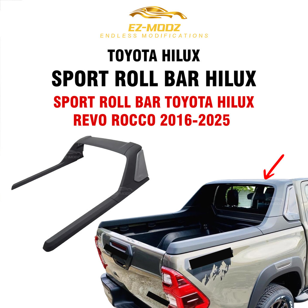 EZ MODZ - Sport Roll Bar Toyota Hilux Revo Rocco ABS Sport RollBar Hilux 2016-2025