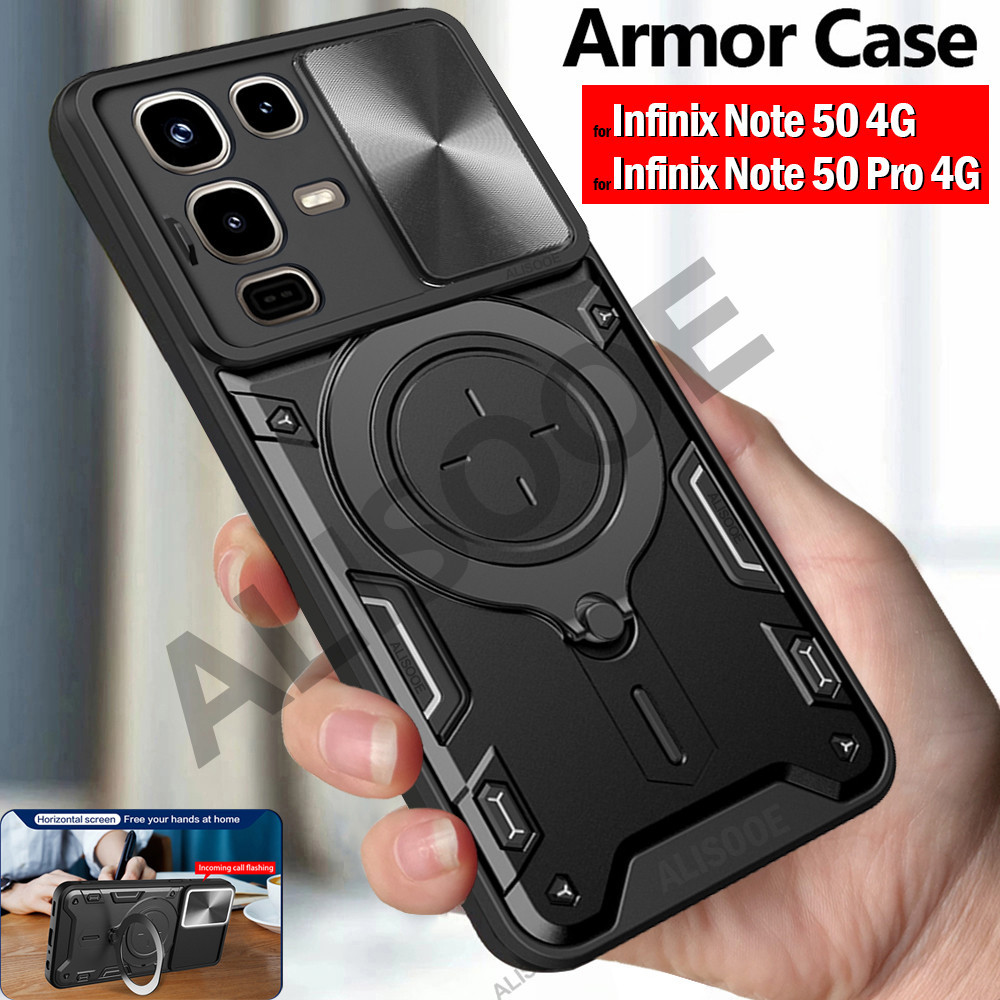 CASE INFINIX NOTE 50 / NOTE 50X / NOTE 50S / NOTE 50 PRO MAGNETIC CASE SLIDE CAMERA  #BLUES