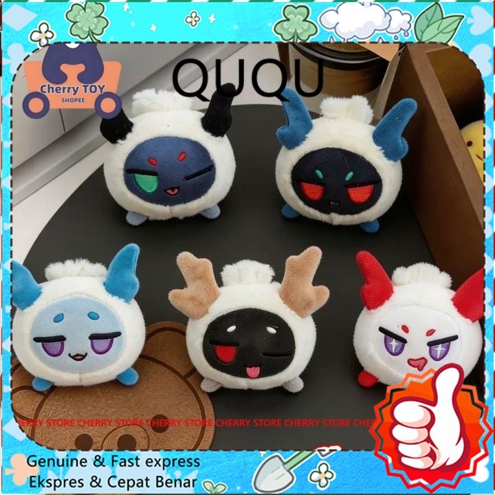 Game Arknights Chongyue Wang Dusk Ling Yu Kawaii Cosplay Plush Doll Pendant 10cm Anime Plushies Keyc