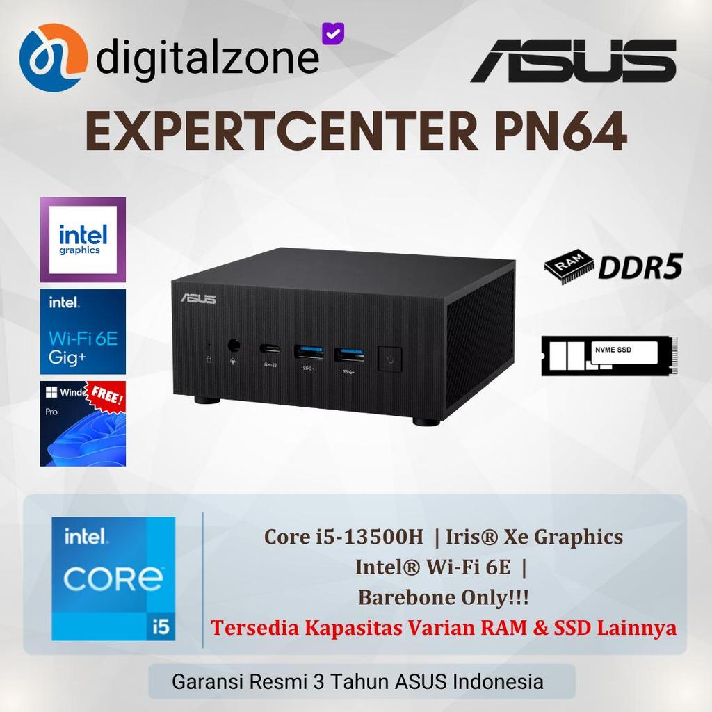 ASUS MINI PC ExpertCenter PN64 Core i5-13500H | ASUS PN64 i5 RAM + SSD Win11