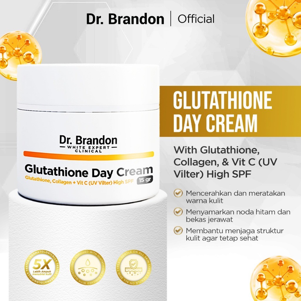 SERUM | Serum Wajah Dr. Brandon Glutathione Day Cream
