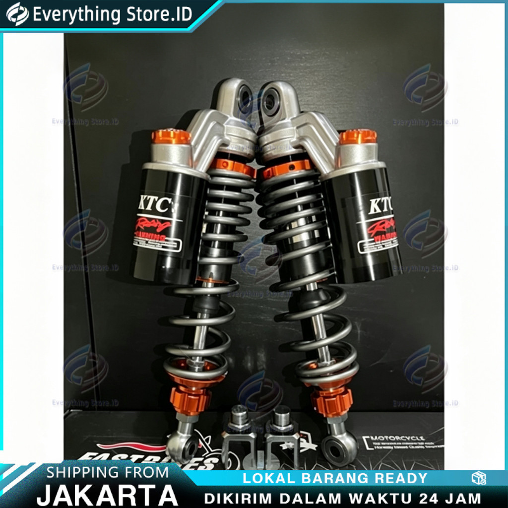 SHOCKBREAKER  82 TABUNG ATAS DOUBLE SHOCK BELAKANG 290MM 310MM 330MM COCOK MOTOR SUPRA RXKING KHARIS
