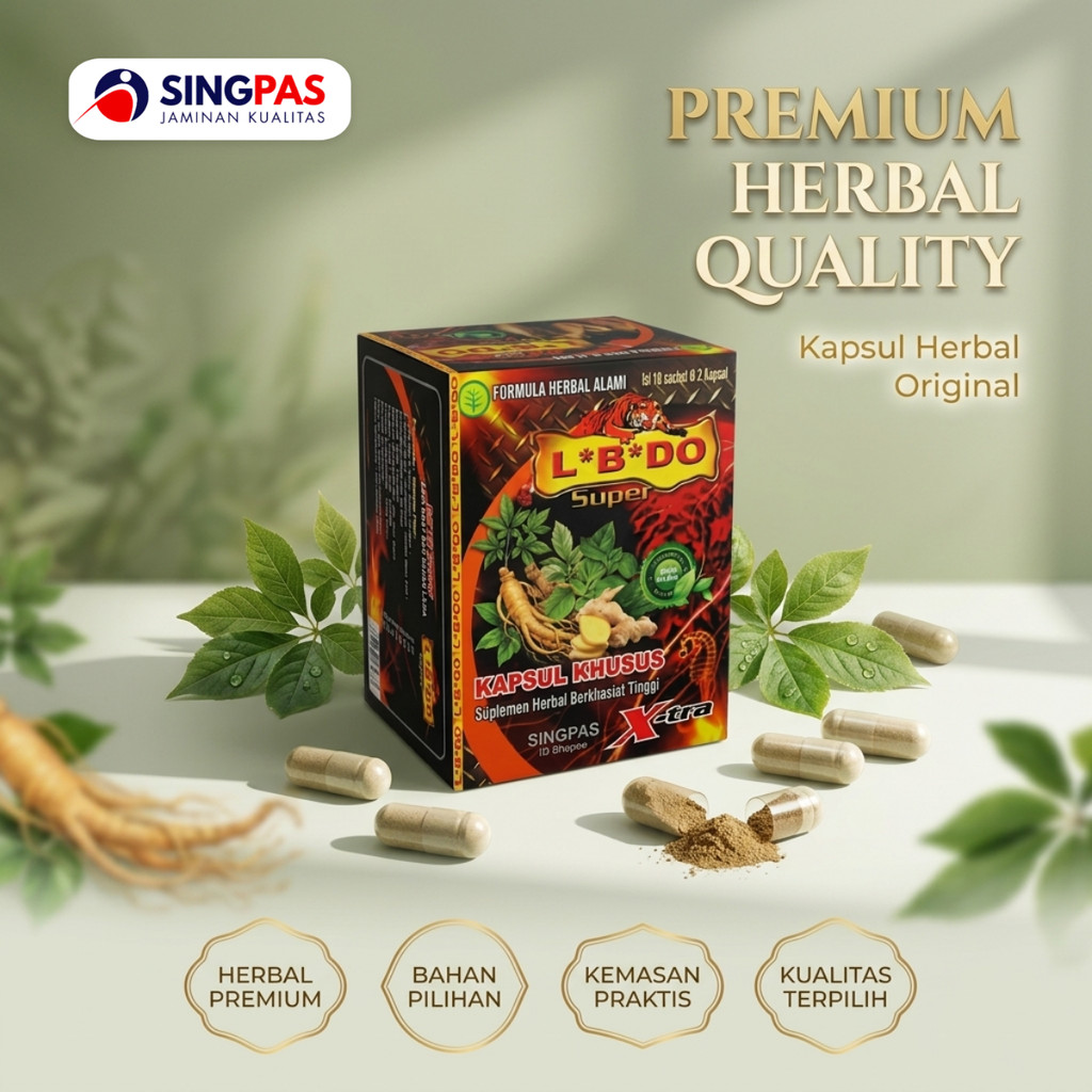 Herbal Premium LIBIDO SUPER Isi 20 Kapsul (10 Sachet)