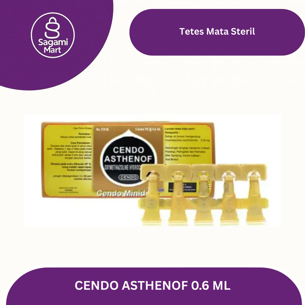 Cendo Asthenof Minidose 0.6 ml Obat Tetes Mata Meredakan Iritasi