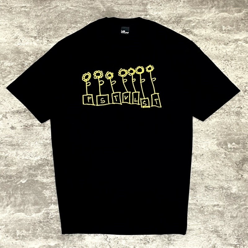 MUSIC Fstvlst - Bunga Tshirt Unisex - Black | Kaos Band Original
