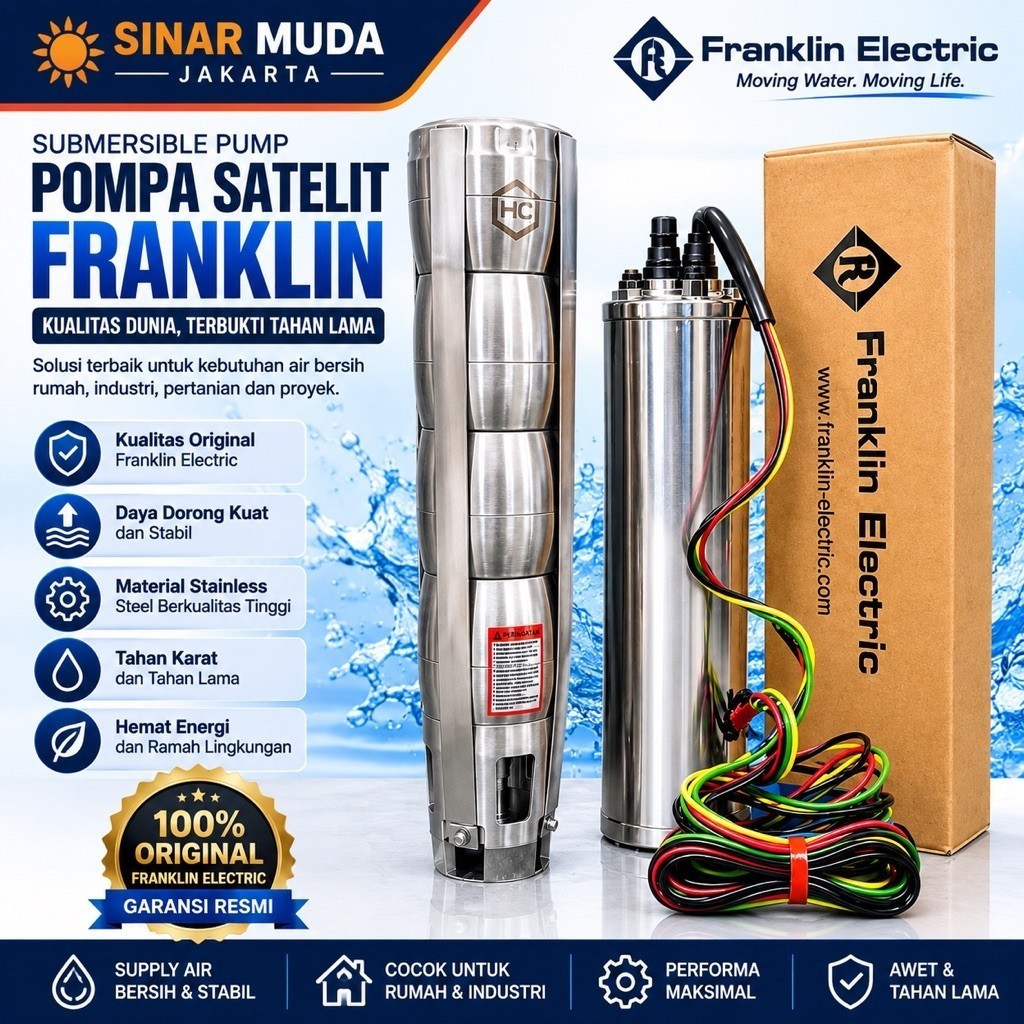 Pompa Submersible FRANKLIN 6DFS60/3 5,5KW 7,5Hp 3Phase