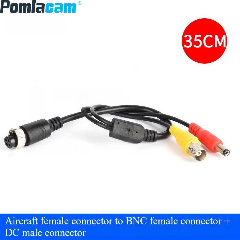 5PCS GX12 4core Aviation Head Car DVRsplaycameravideo Adapter Cable RCADCBNC Adapter Cable Pure Copp